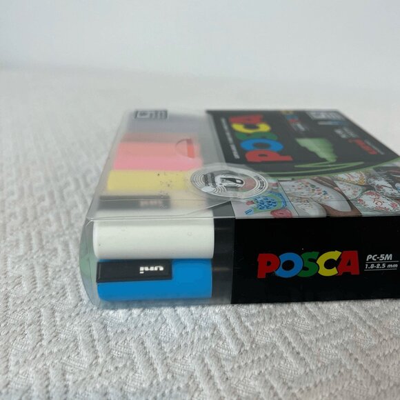 New POSCA 16 Colour Basic Marker Set Tip 1.8 to 2.5 mm Water Based Japan Art - Picture 6 of 6